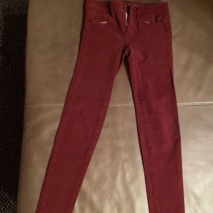Maroon American Eagle Jeans